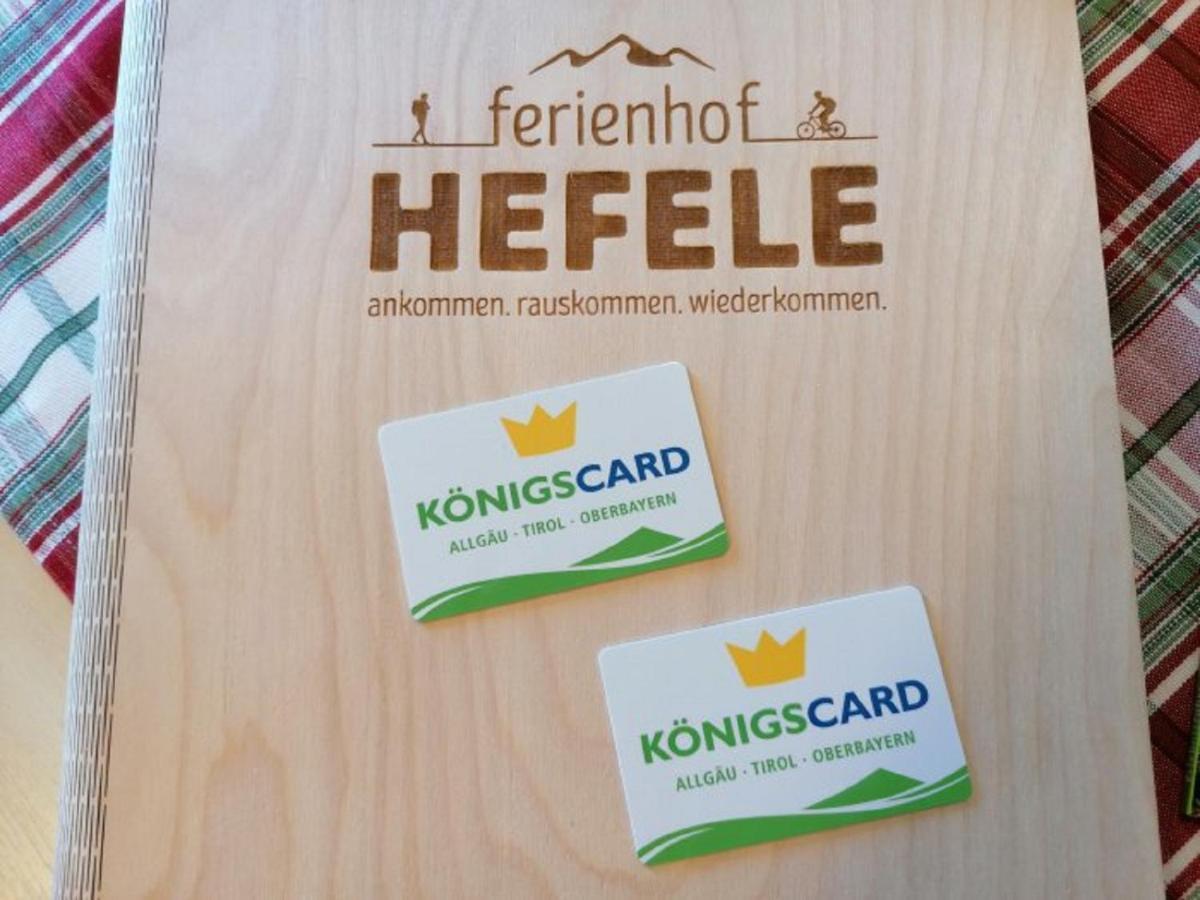Ferienwohnung Ferienhof Hefele Hopferau Exterior foto